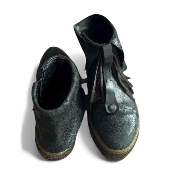 Free People Vega Moccasin Fringe Ankle Boots - Picture 2 of 7